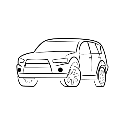 Automotive graphic icon